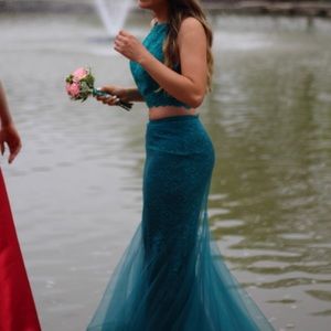Teal Prom Dress